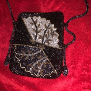 Genie cross body beaded purse